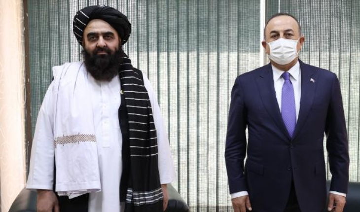 Çavuşoğlu, Afganistan Dışişleri Bakan Vekili Muttaki ile bir araya geldi