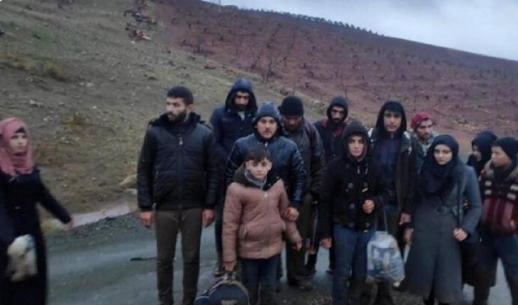 Kilis’te 16 düzensiz göçmen yakalandı