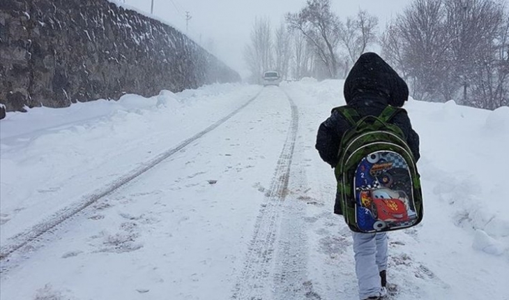 Konya’nın Beyşehir ilçesinde eğitime kar engeli