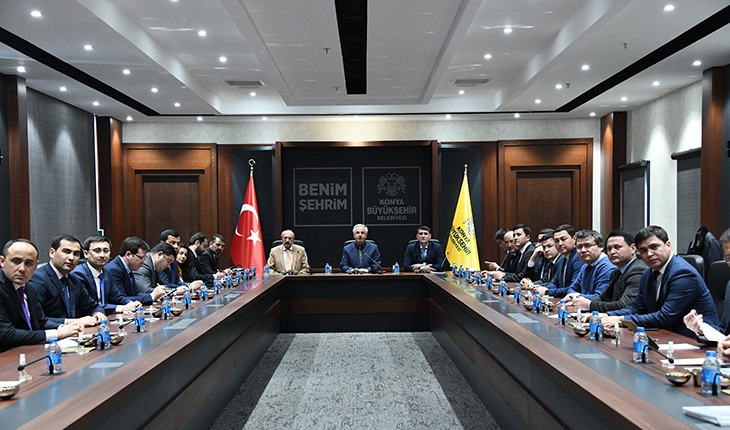 Özbekistan Heyetine Konya Modeli Belediyecilik Anlatıldı