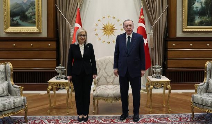 Cumhurbaşkanı Erdoğan, Arnavutluk Meclis Başkanı Nikolla ile görüştü