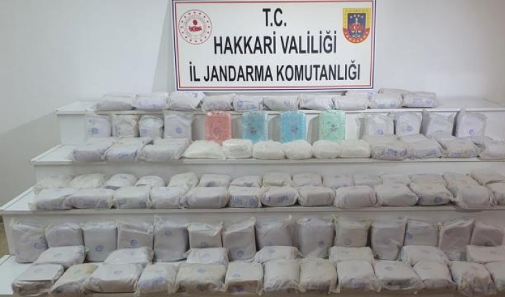 Hakkari'de İHA destekli operasyon: 103 kilo eroin ele geçirildi