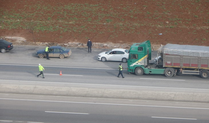 Konya'da emniyet ve jandarmadan helikopterli trafik denetimi