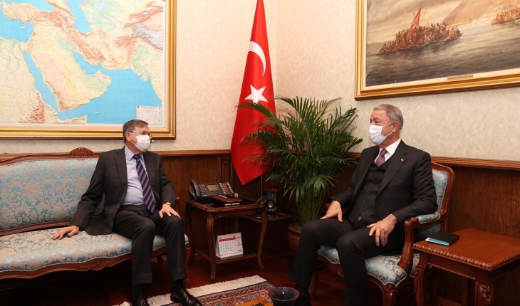 Bakan Akar, ABD’nin Ankara Büyükelçisi Satterfield’ı kabul etti