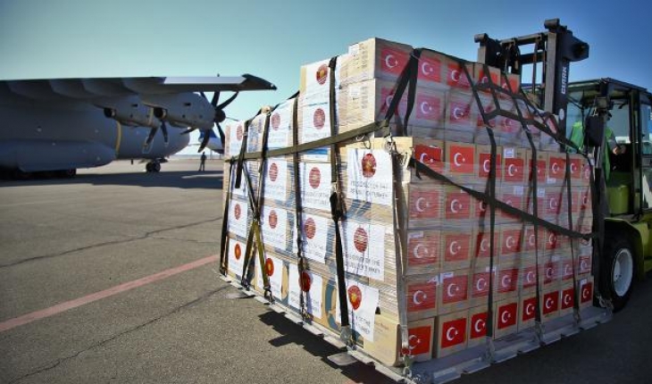 Türkiye, salgınla mücadelede 160 ülkeye yardım eli uzattı