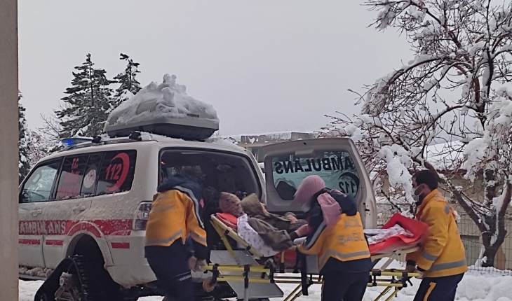 Seydişehir'de paletli ambulanslar acil hastalar için göreve hazır