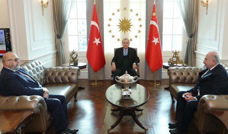 Cumhurbaşkanı Erdoğan, Ermeni Vakıflar Birliği Başkanı'nı kabul etti