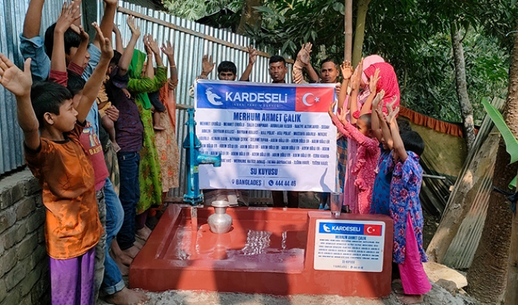 Ahmet Çalık anısına Bangladeş’te su kuyusu açıldı