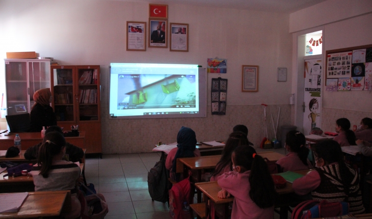 Konya'da öğrencilere 112'yle ilgili bilgilendirici video izletildi