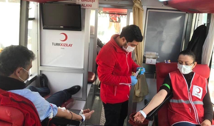 Hüyük’teki kan bağışı kampanyasına vatandaşlar yoğun ilgi gösterdi