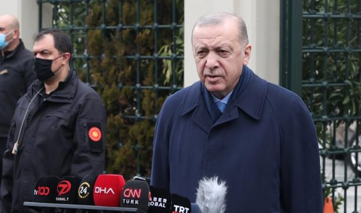 Cumhurbaşkanı Erdoğan: Hava taşımacılığı güvenli değil, tahliyeler karadan yapılıyor
