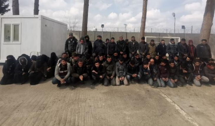 Kilis'te 134 düzensiz göçmen yakalandı