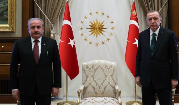 Cumhurbaşkanı Erdoğan’dan TBMM Başkanı Şentop’a ziyaret