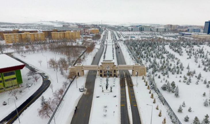 Konya’da üniversitelerde kar tatili!