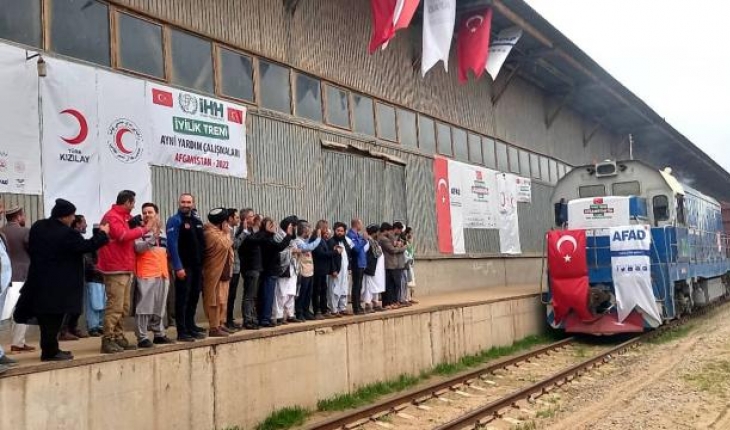 Türkiye’den yola çıkan 3’üncü “İyilik Treni” Afganistan’da
