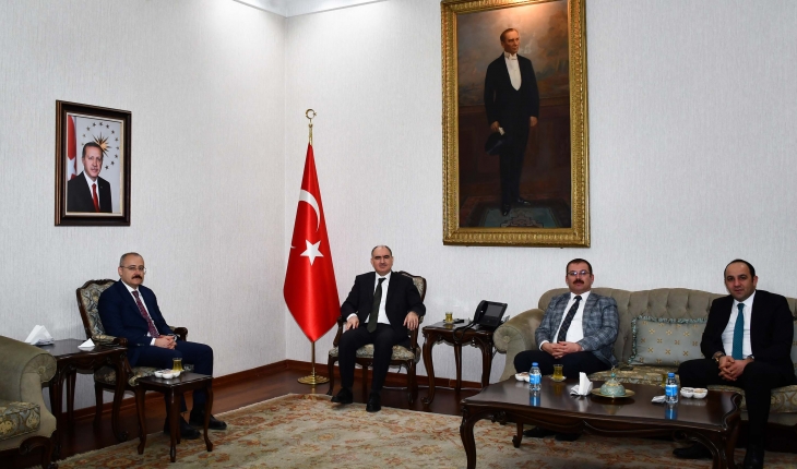İçişleri Bakanlığı Strateji Geliştirme Başkanı Mut, Vali Özkan’ı ziyaret etti