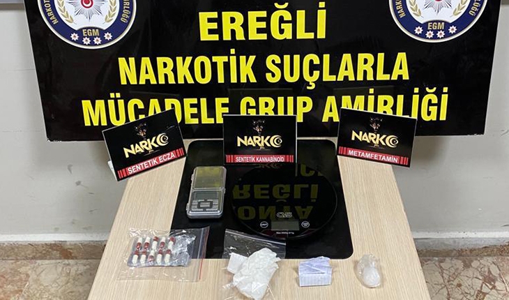Konya’da uyuşturucu operasyonu: 3 tutuklama