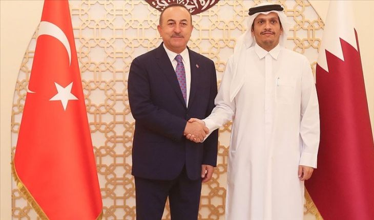 Dışişleri Bakanı Çavuşoğlu, Katarlı mevkidaşı Al Sani ile görüştü