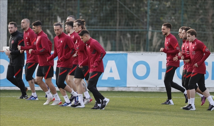 A Milli Takım Portekiz'deki ilk antrenmanını gerçekleştirdi