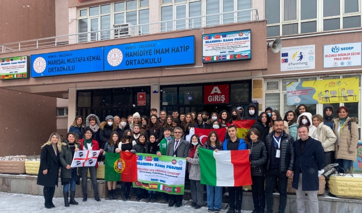 Mareşal Mustafa Kemal Ortaokulunda ‘Çevre Dostu Vatandaşlar Yetiştirmek’ projesi başladı