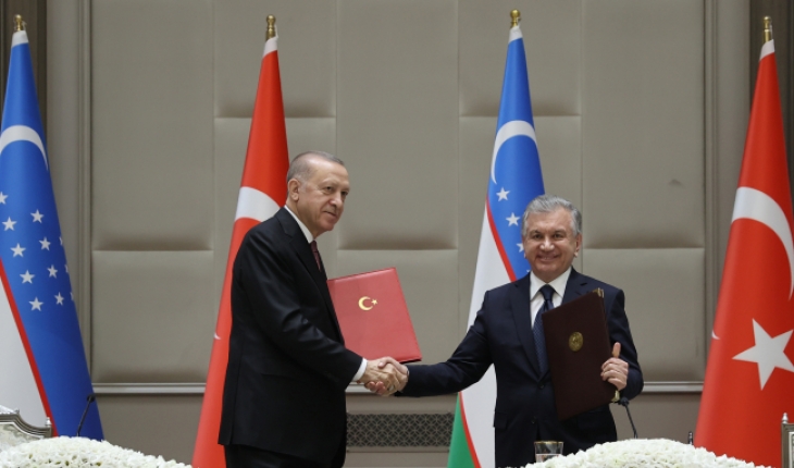 Başkan Erdoğan “Özbekistan ile 10 anlaşma imzaladık“