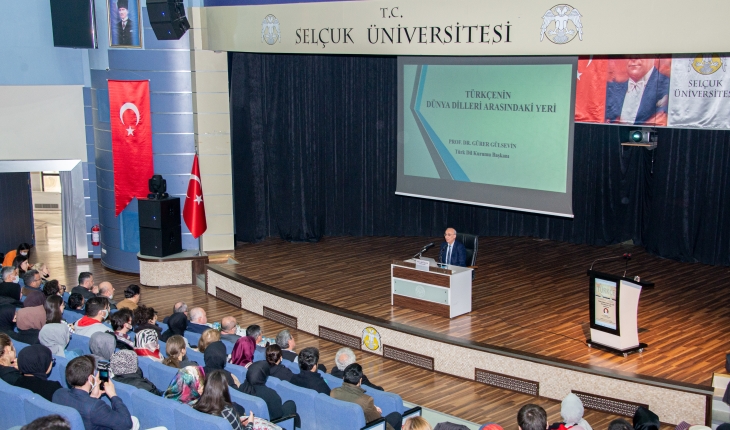TDK Başkanı Prof. Dr. Gülsevin, Selçuk Üniversitesindeydi
