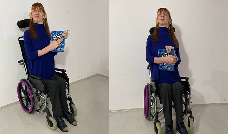 "Dünyanın en uzun boylu kadını" Rumeysa, rekorlarına yenilerini ekledi