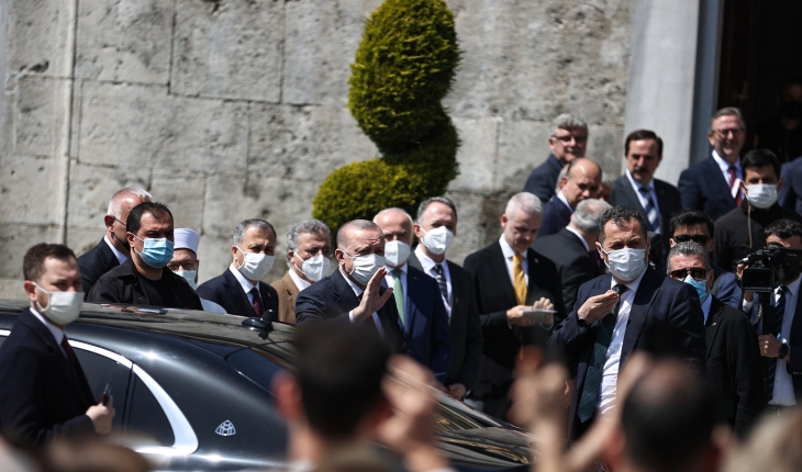 Cumhurbaşkanı Erdoğan, cuma namazını Ayasofya’da kıldı