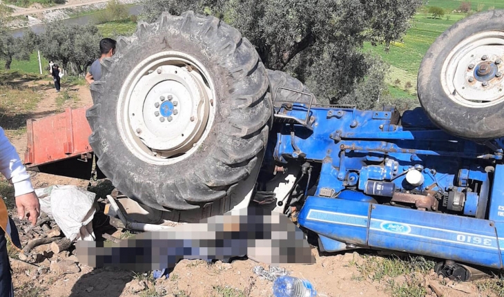 Devrilen traktörün altında kalan çocuk hayatını kaybetti