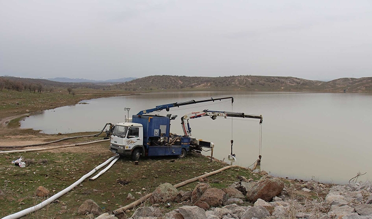Hatunsaray Göleti’nde taşkın riskine karşı su tahliye ediliyor