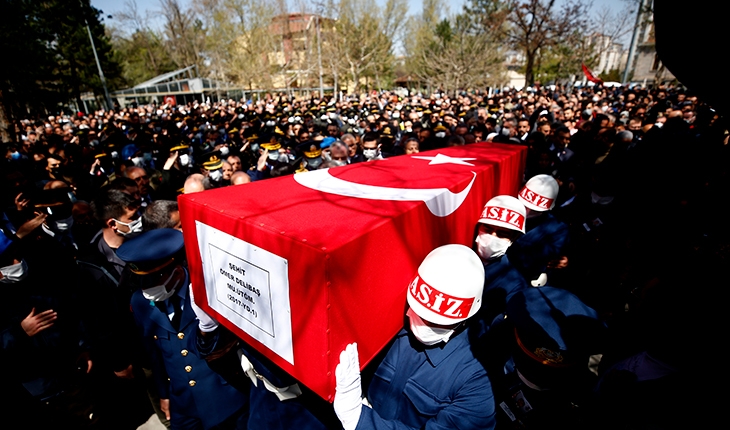 Şehit Üsteğmen Ömer Delibaş son yolculuğuna uğurlandı