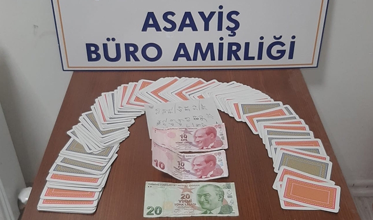 Kumar oynayan 5 kişiye 9 bin lira ceza