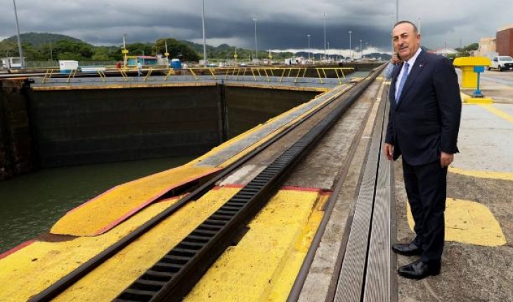 Bakan Çavuşoğlu’ndan Panama Kanalı’na ziyaret
