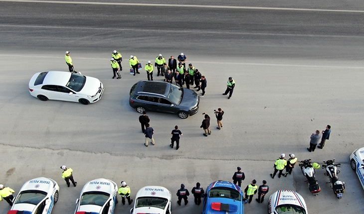 Konya'da "Bayramınız kemerli olsun" trafik denetimi