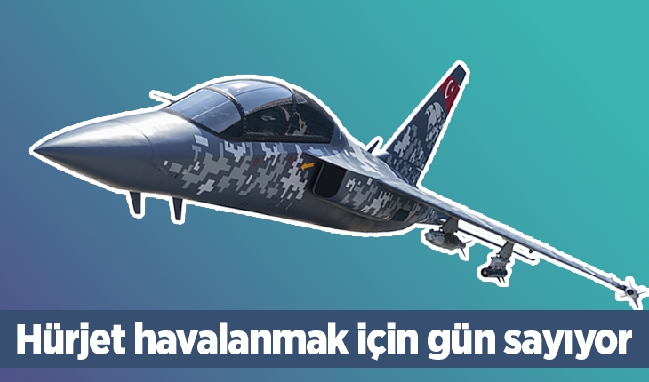 Türkiye'nin ilk yerli jet uçağı Hürjet havalanmak için gün sayıyor