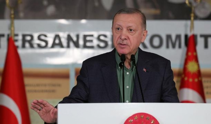 Cumhurbaşkanı Erdoğan: Yarı uçak gemimizi denize indirdik, şimdi tamını yapacağız