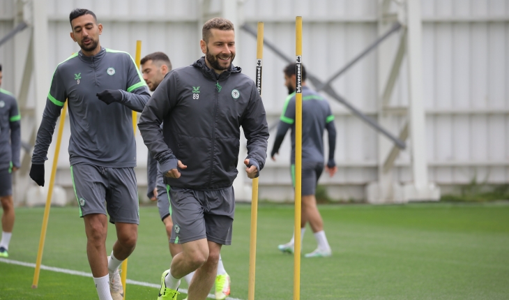 Konyaspor, Antalyaspor maçı hazırlıklarını sürdürdü