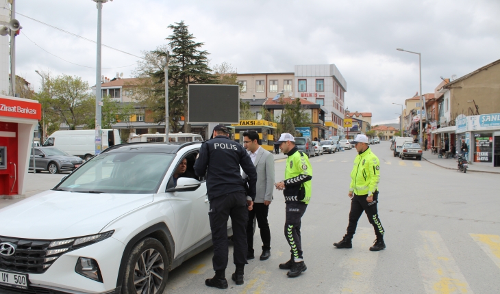 Yunak’ta yayalar için 5 adımda güvenli trafik projesi tanıtıldı