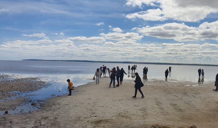 Tatilcilerin gözde mekanı: Tuz Gölü