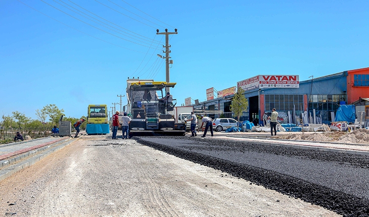 Yeni Meram Sanayi’deki asfaltlamada ikinci etap başladı
