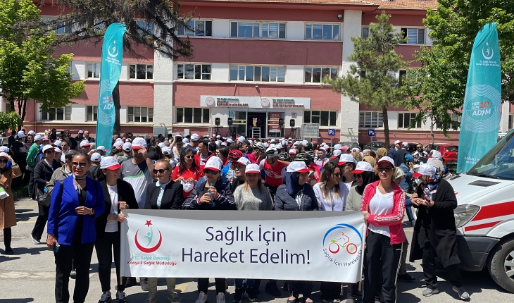 Konya’da “Sağlık İçin Hareket Et Günü“ yürüyüşü düzenlendi