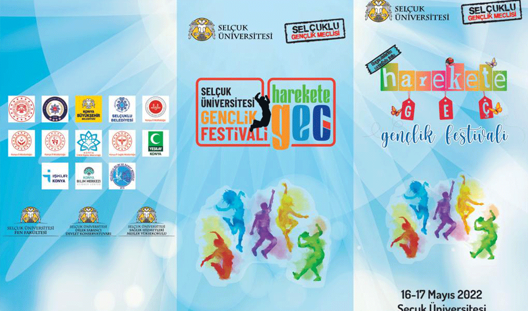 Selçuk Üniversitesi Harekete Geç Gençlik Festivali programı açıklandı