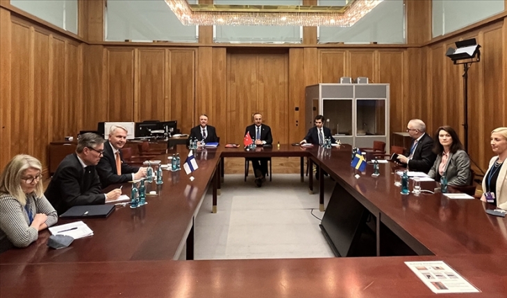 Türkiye, İsveç ve Finlandiya ile NATO üyelik sürecini görüştü