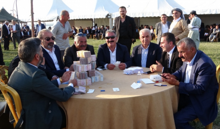 Damada 4,1 milyon TL, geline ise kilolarca altın takıldı