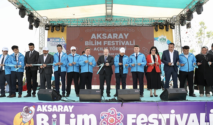 Sanayi ve Teknoloji Bakanı Varank, Aksaray Bilim Festivali'nde konuştu