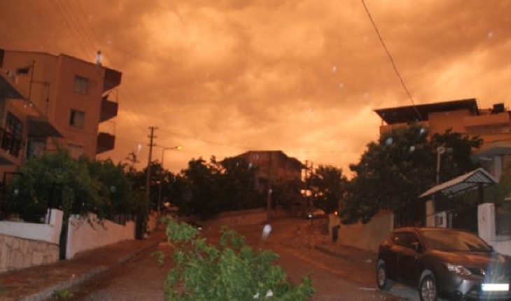 Aydın’daki fırtınanın bilançosu: 56 ihbar yapıldı