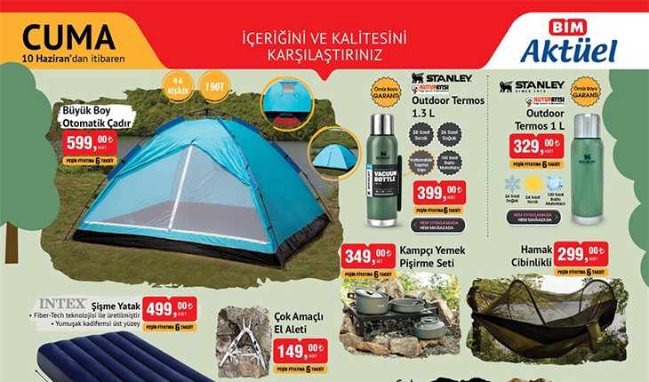 10 Haziran 2022 BİM Aktüel ürünler kataloğu yayınlandı! BİM aktüel ürünlerde bu hafta neler var?