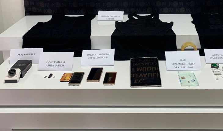 Kurdukları sistemle sınava giremeden yakalandılar