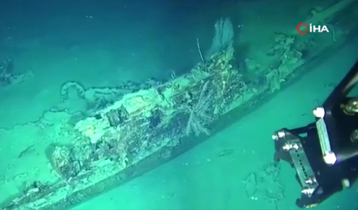 300 yıl önce batan hazine yüklü geminin enkazı görüntülendi