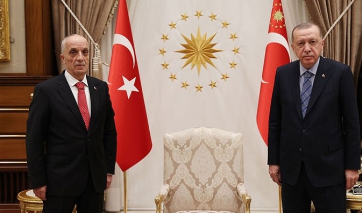 Cumhurbaşkanı Erdoğan ile Türk-İş Başkanı görüştü